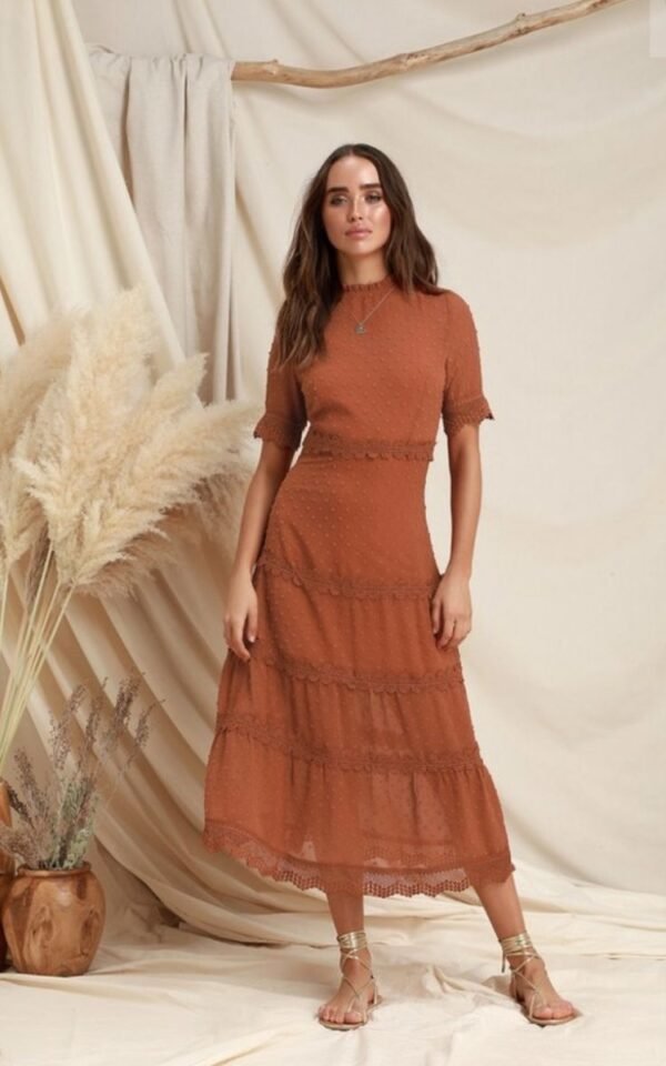 Vestido Mariá Marrom