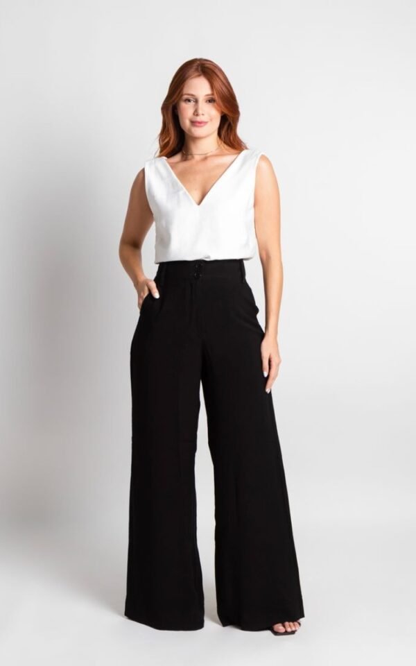 Conjunto Feminino Calça e Regata Ombro